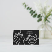 Dog Grooming Visitekaartje (Staand voorkant)