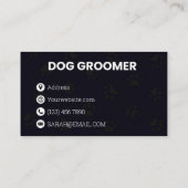 Dog Grooming Visitekaartje (Achterkant)