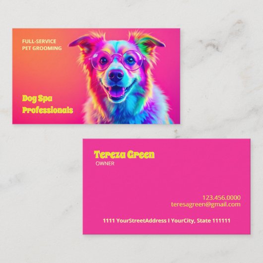 Dog Grooming Visitekaartje (Voorkant / Achterkant)