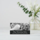 Dog Grooming Visitekaartje - (Staand voorkant)