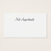 Dog Grooming Visitekaartje (Achterkant)