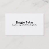 Dog Grooming Visitekaartje Loyalty Card (Achterkant)