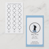 Dog Grooming Visitekaartje Loyalty Card (Voorkant / Achterkant)