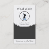 Dog Grooming Visitekaartje Loyalty Card (Voorkant)