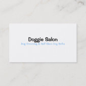 Dog Grooming Visitekaartje Loyalty Card (Achterkant)