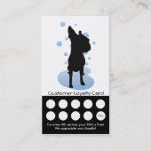Dog Grooming Visitekaartje Loyalty Card (Voorkant)