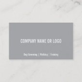 Dog Grooming Visitekaartje Punch Card Klantenkaartje (Achterkant)