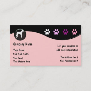 Dog Grooming Visitekaartjes