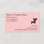 Dog Grooming Visitekaartjes (Achterkant)