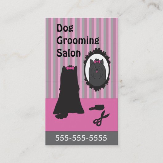 Dog Grooming Visitekaartjes -  (Voorkant)