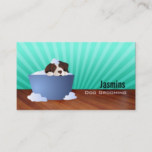 Dog Grooming Visitekaartjes (Voorkant)
