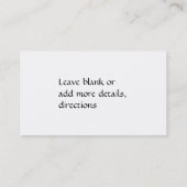 Dog Grooming Visitekaartjes (Achterkant)