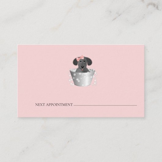 Dog Grooming Visitekaartjes (Achterkant)