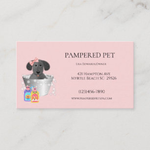 Dog Grooming Visitekaartjes