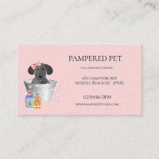 Dog Grooming Visitekaartjes