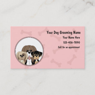 Dog Grooming Visitekaartjes