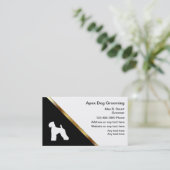 Dog Grooming Visitekaartjes (Staand voorkant)
