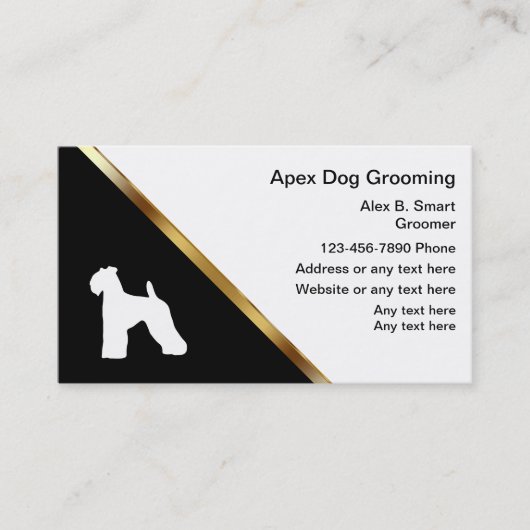 Dog Grooming Visitekaartjes (Voorkant)