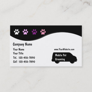 Dog Grooming Visitekaartjes