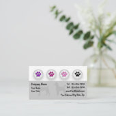 Dog Grooming Visitekaartjes (Staand voorkant)