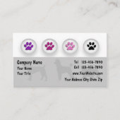 Dog Grooming Visitekaartjes (Voorkant)