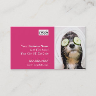 Dog Grooming Visitekaartjes - Spa Design