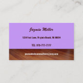 Dog Grooming Visitekaartjes - verwisselbaar in kle (Achterkant)