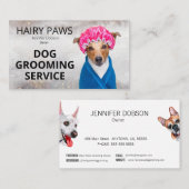 Dog Grooming Waterverf Visitekaartje (Voorkant / Achterkant)