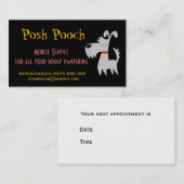 Dog groomkaart afsprakenkaartje (Voorkant / Achterkant)