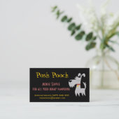 Dog groomkaart afsprakenkaartje (Staand voorkant)