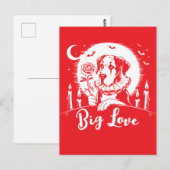 Dog "GROTE LIEFDE" Briefkaart (Voorkant / Achterkant)