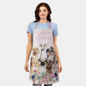 Dog Hair Cut Puppy Grooming Petsitter Schort (Gedragen)