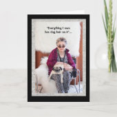Dog Hair en alles... hou van me, hou van mijn Kaar Kaart (Voorkant)
