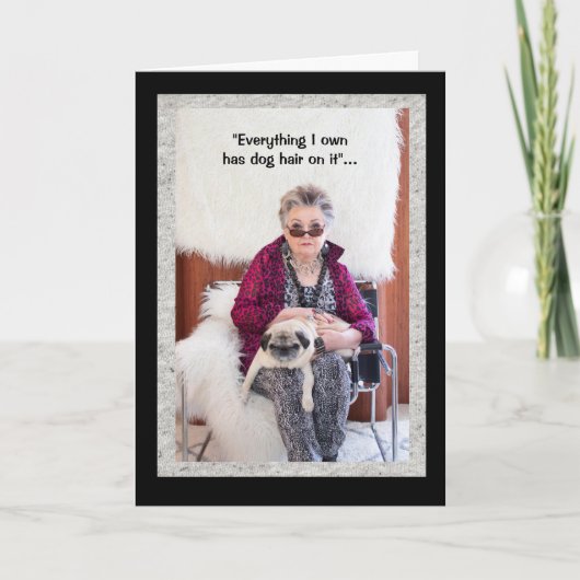 Dog Hair en alles... hou van me, hou van mijn Kaar Kaart (Voorkant)