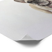 Dog Hair Fur-Fetti Custom Photo Frenchie Quote Art Poster (Hoek)