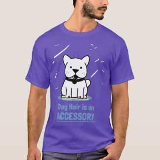 Dog Hair is een wit bijvoeglijk mengsel T-shirt
