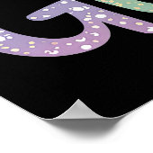 Dog Hair is mijn glitter Poster (Hoek)