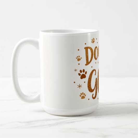Dog Hair Is My Glitter – 15 oz Funny Dog Mom Mug Koffiemok (Links)