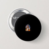 Dog Halloween Basset Hound Jack O Lantern Pumpkin Ronde Button 5,7 Cm (Voorkant /achterkant)