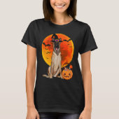 Dog Halloween Belgian Malinoi Jack O Lantern Pumpk T-shirt (Voorkant)