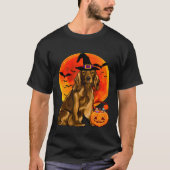 Dog Halloween Cocker Spaniel Jack O Lantern Pumpki T-shirt (Voorkant)