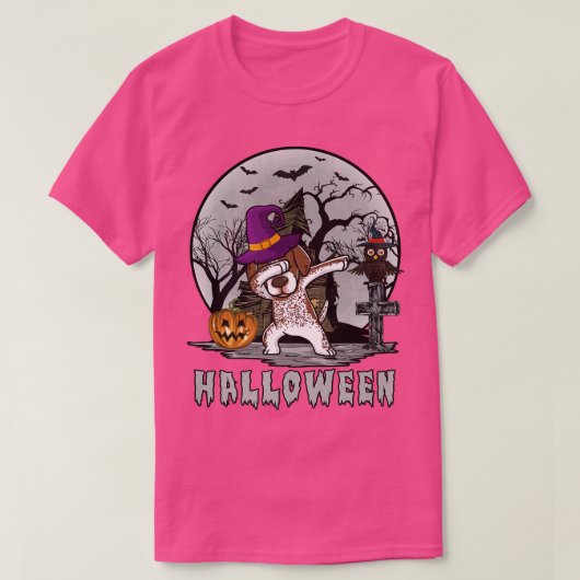 Dog Halloween German Shorthaired Pointer H T-shirt (Design voorkant)
