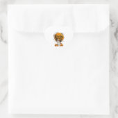 Dog Halloween Hart Sticker (Tas)