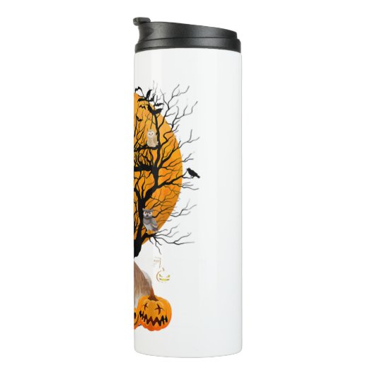 Dog Halloween Thermosbeker (Geroteerd rechts)