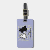 Dog Hand Puppet Shadow Games Bagagelabel (Voorkant verticaal)