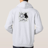 Dog Hand Puppet Shadow Games  Hoodie (Achterkant)