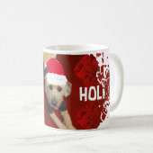 Dog Happy Holiday Mug Koffiemok (Voorkant rechts)