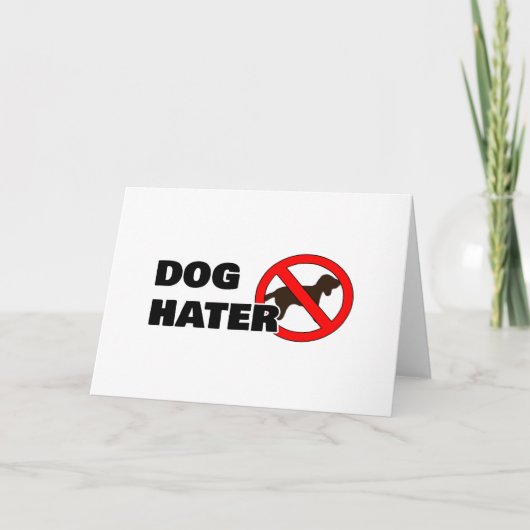 Dog Hater Kaart (Voorkant)