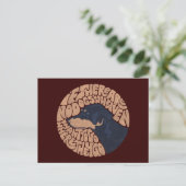 Dog Heaven Briefkaart (Staand voorkant)