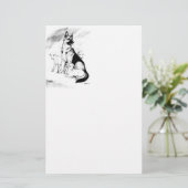 Dog Heaven Briefpapier (Staand voorkant)